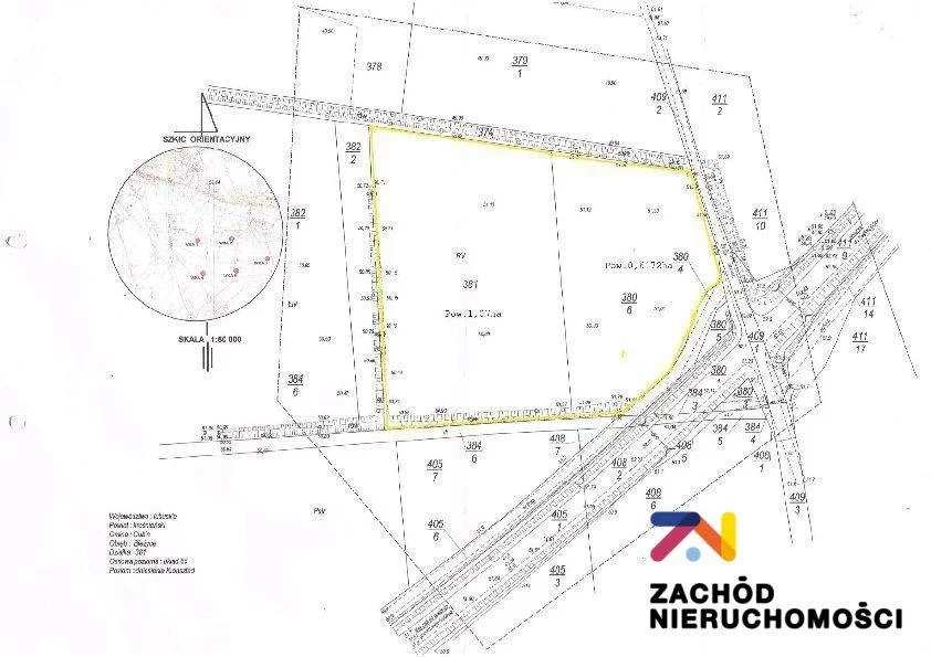 Działka 16 800,00 m², oferta nr , 151980227, Bieżyce
