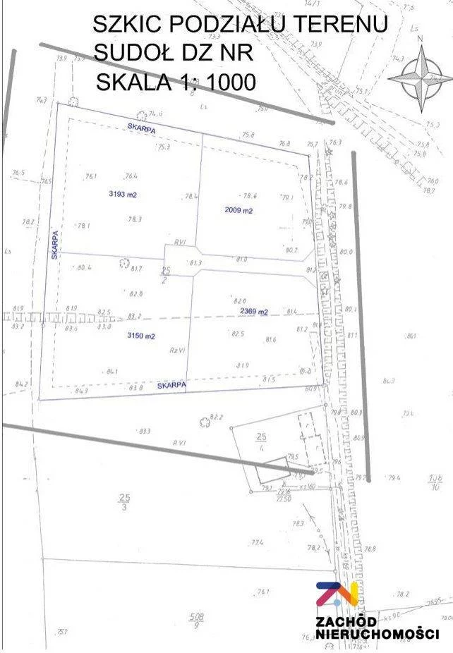 Działka 11 800,00 m², oferta nr , 33550227, Sudoł