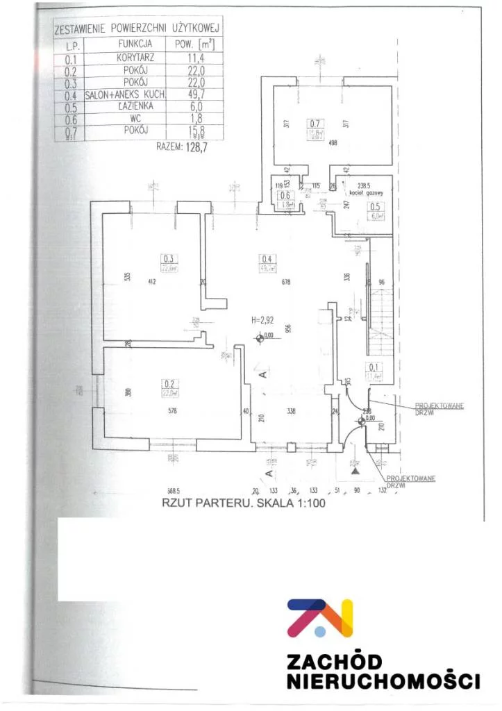 Lokal użytkowy 244,70 m², oferta nr , 163460227, Zielona Góra