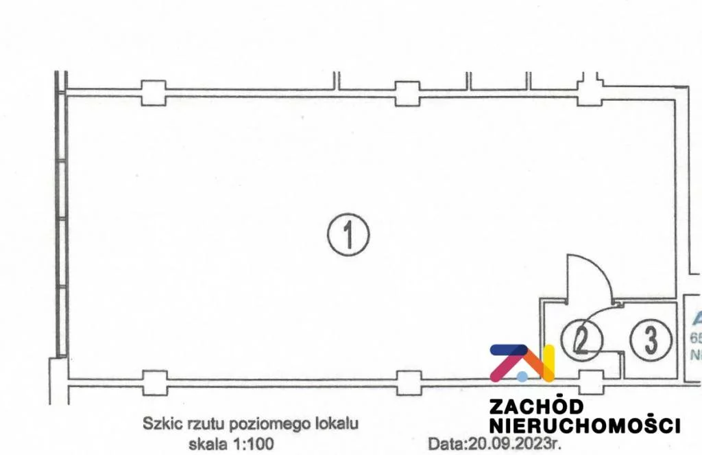 Lokal użytkowy 73,00 m², oferta nr , 162420227, Zielona Góra