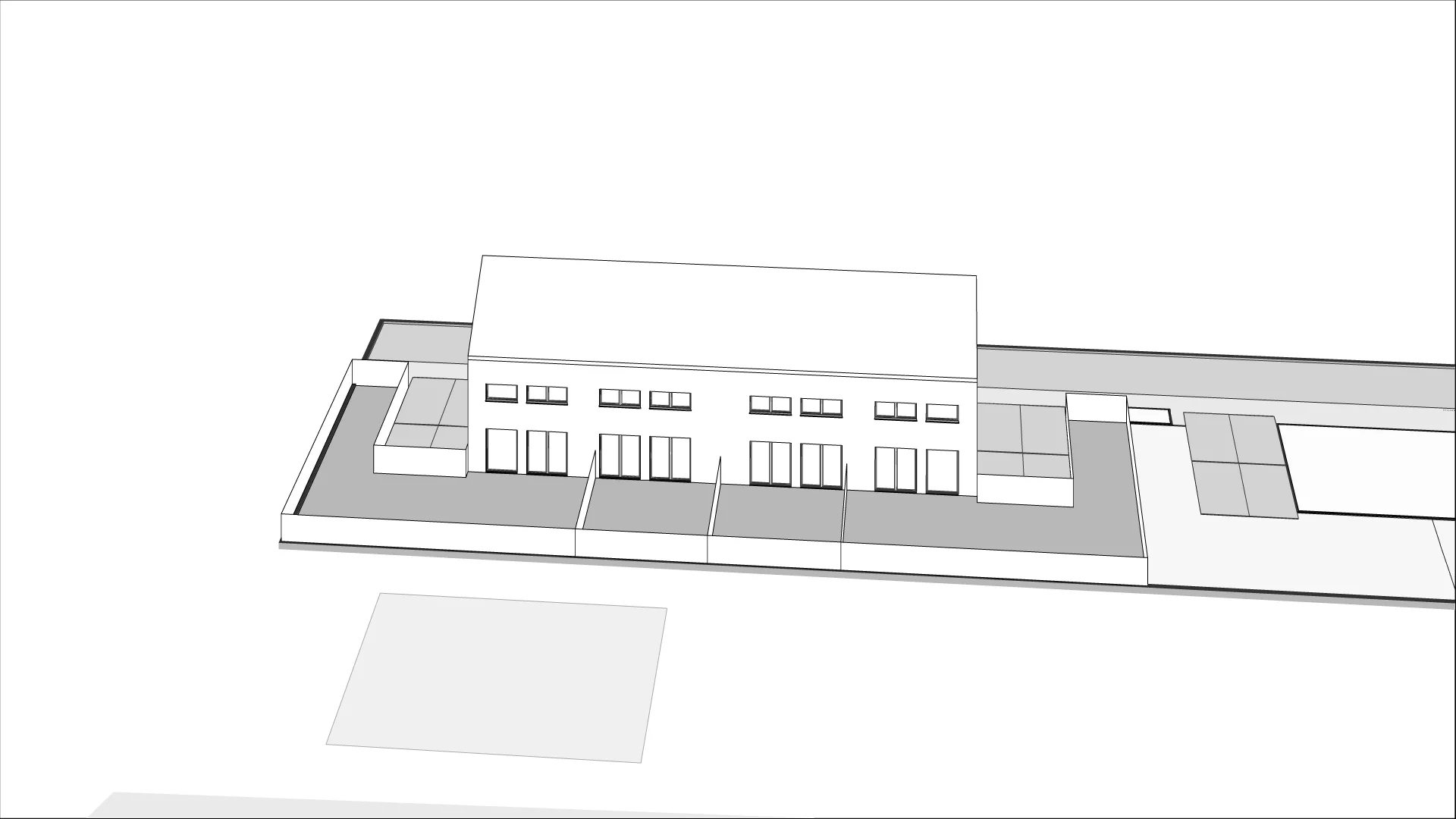 Wirtualna makieta 3D domu 90.9 m², A1