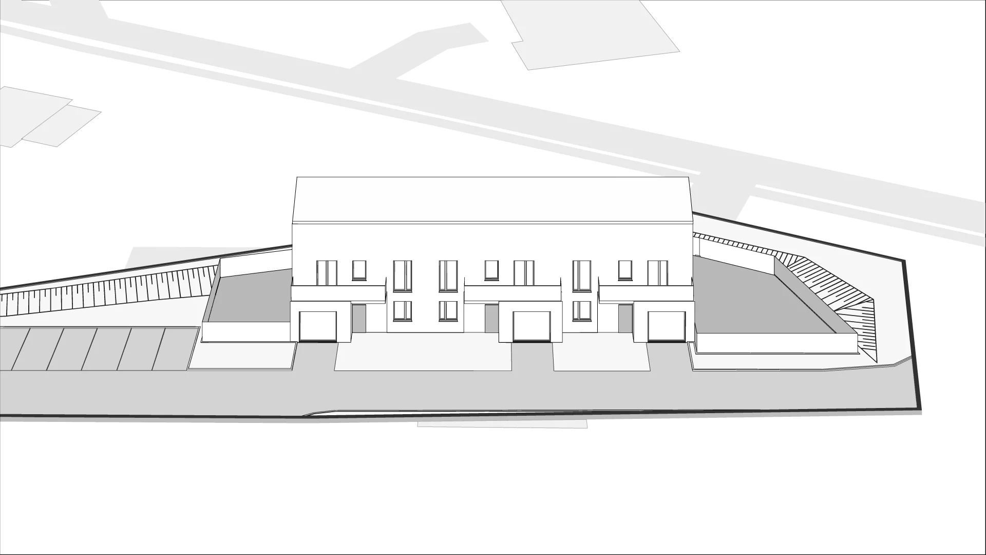 Wirtualna makieta 3D inwestycji Nove Monte Cassino - domy