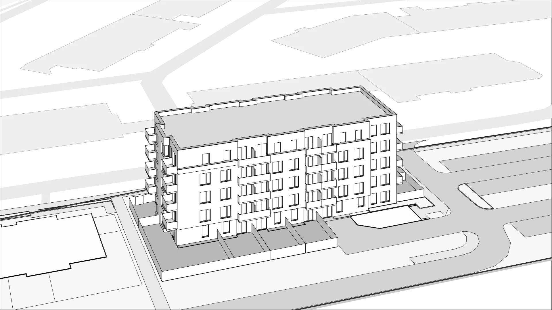 Wirtualna makieta 3D mieszkania 59.65 m², B-45