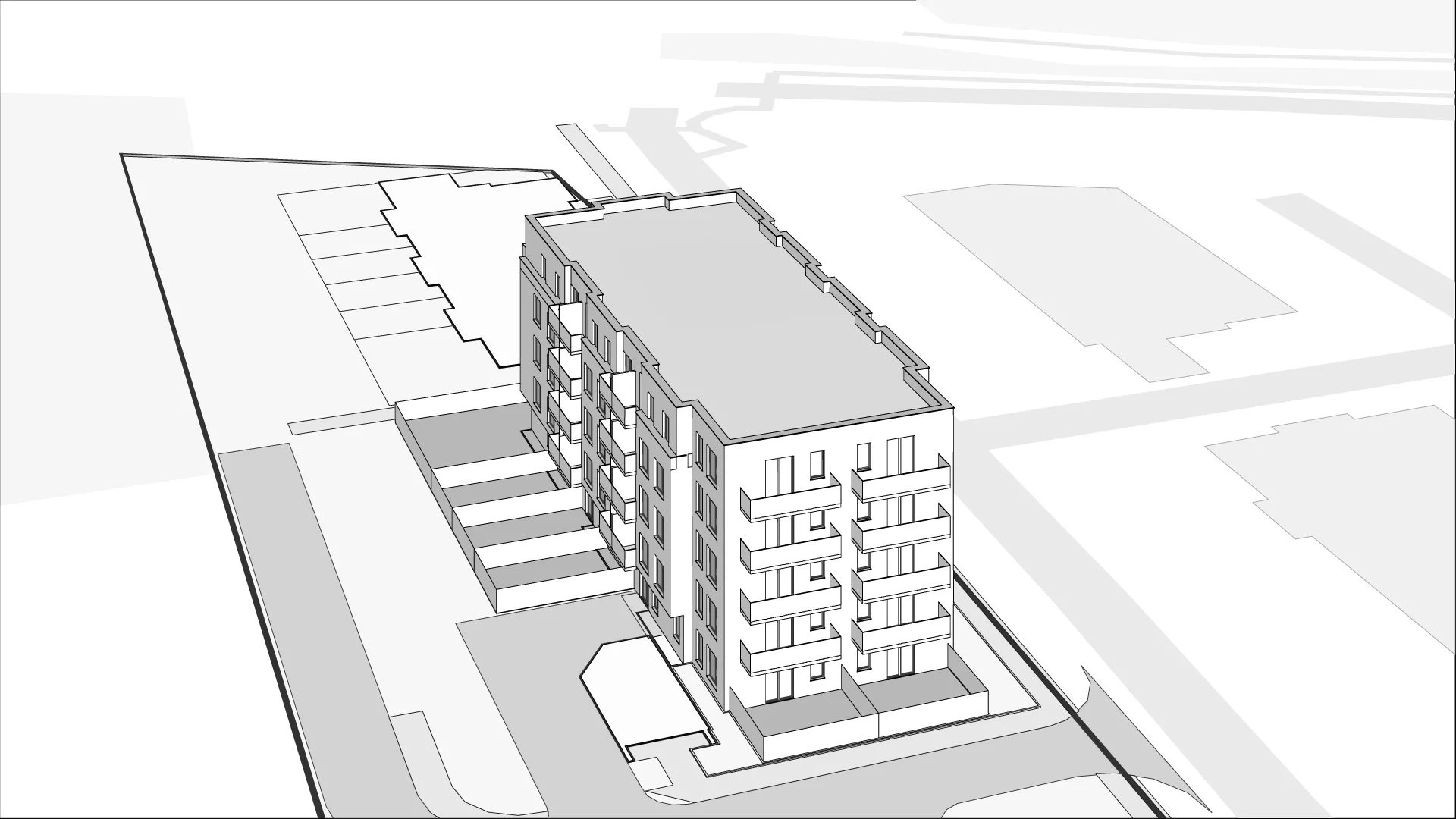 Wirtualna makieta 3D mieszkania 60.98 m², B-35