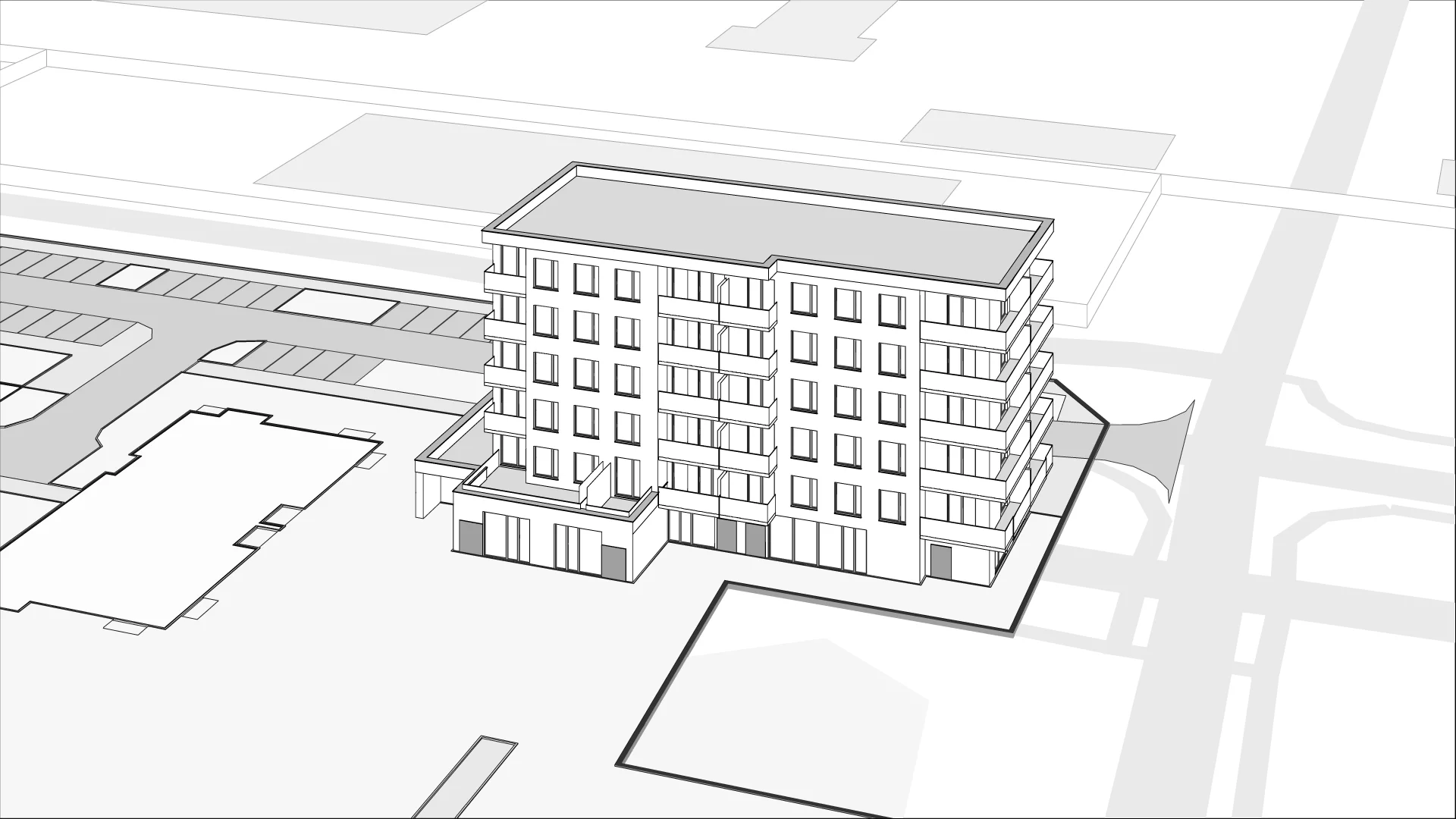 Wirtualna makieta 3D mieszkania 27.16 m², A03