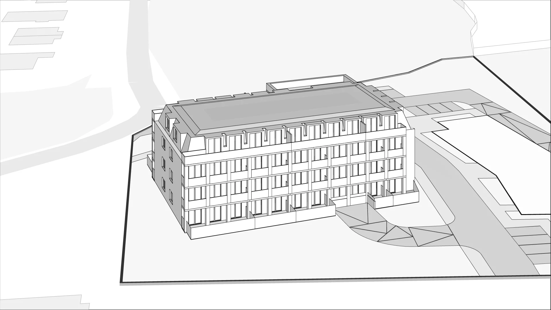Wirtualna makieta 3D mieszkania 55.97 m², WP-12