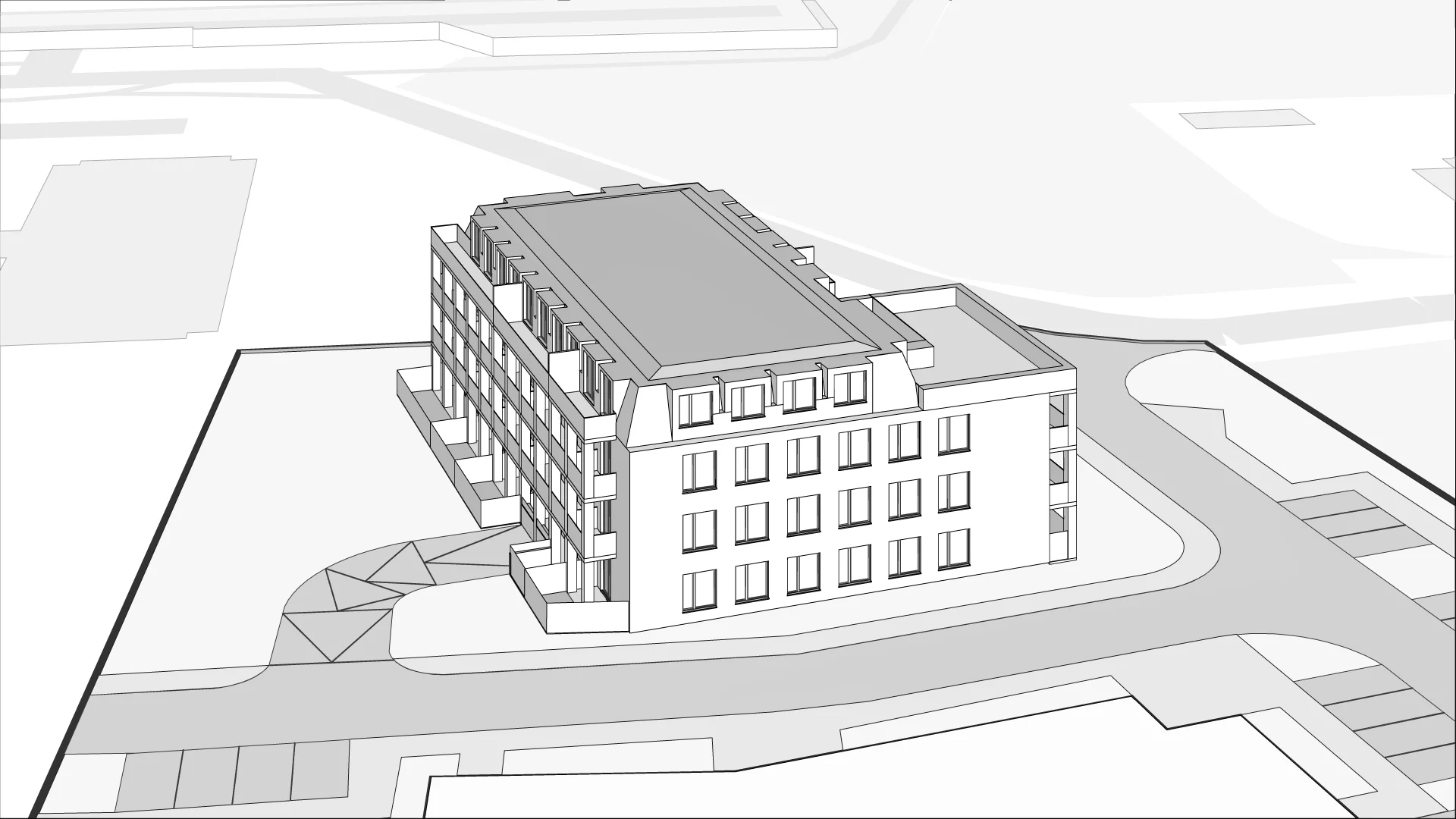Wirtualna makieta 3D mieszkania 63.19 m², WP-7