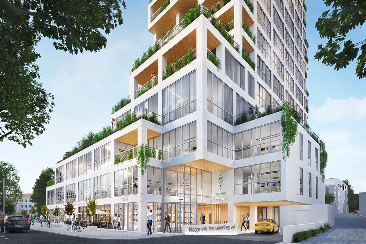 Apartamenty Sky Garden Szczecin Śródmieście ul. Niedziałkowskiego 24