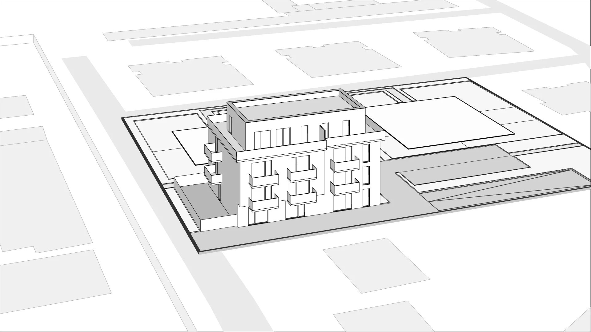 Wirtualna makieta 3D mieszkania 45.37 m², A14