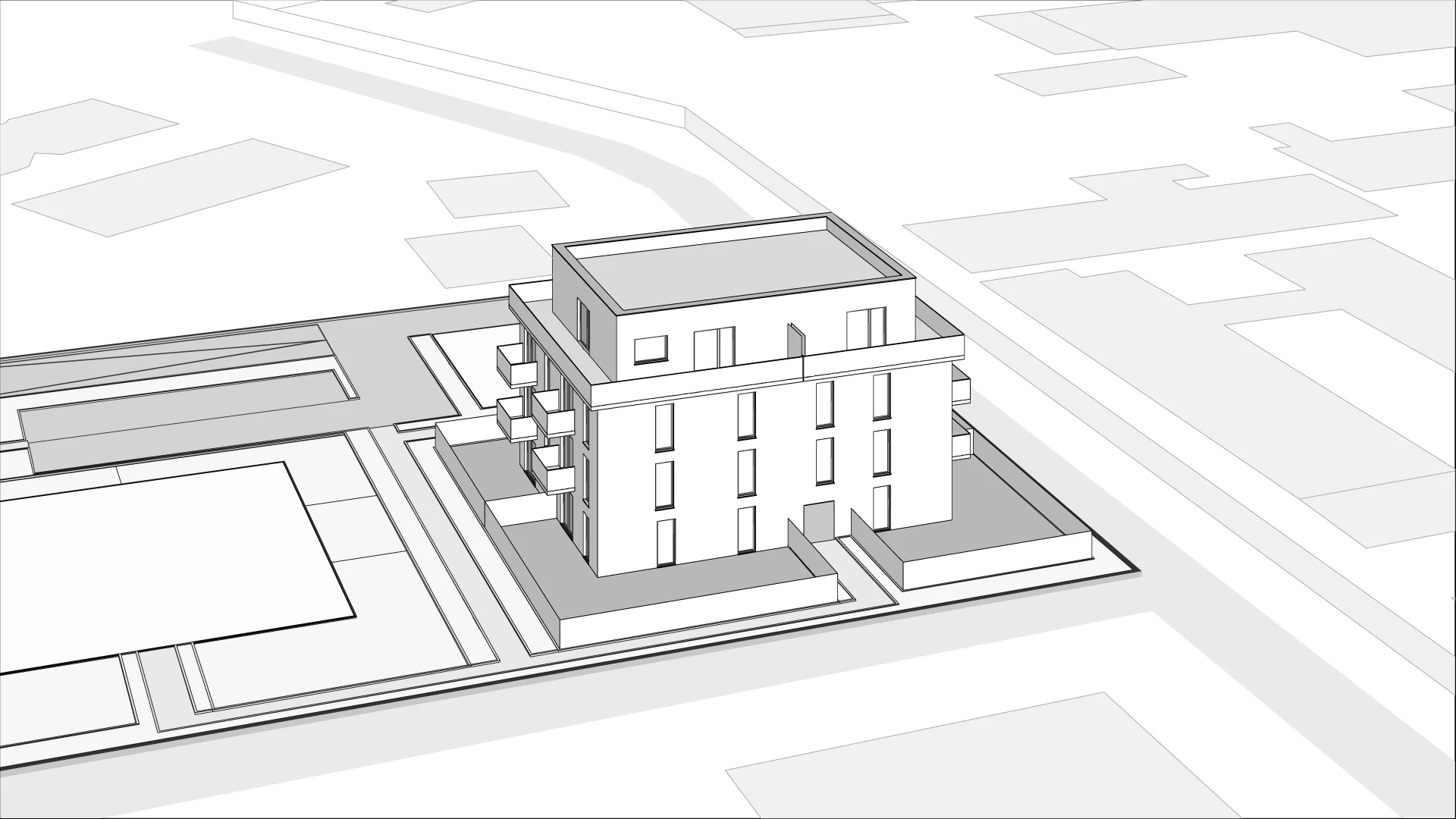 Wirtualna makieta 3D mieszkania 50.45 m², B6