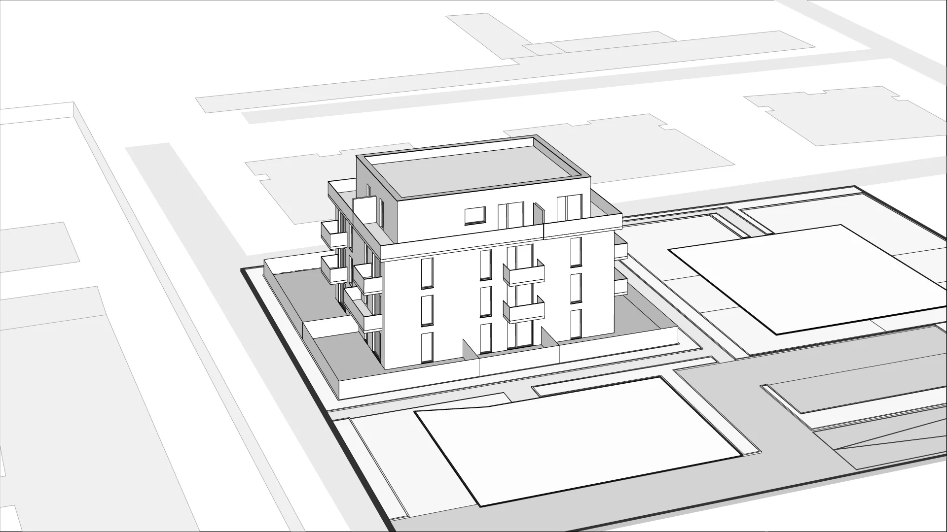 Wirtualna makieta 3D mieszkania 30.73 m², B18