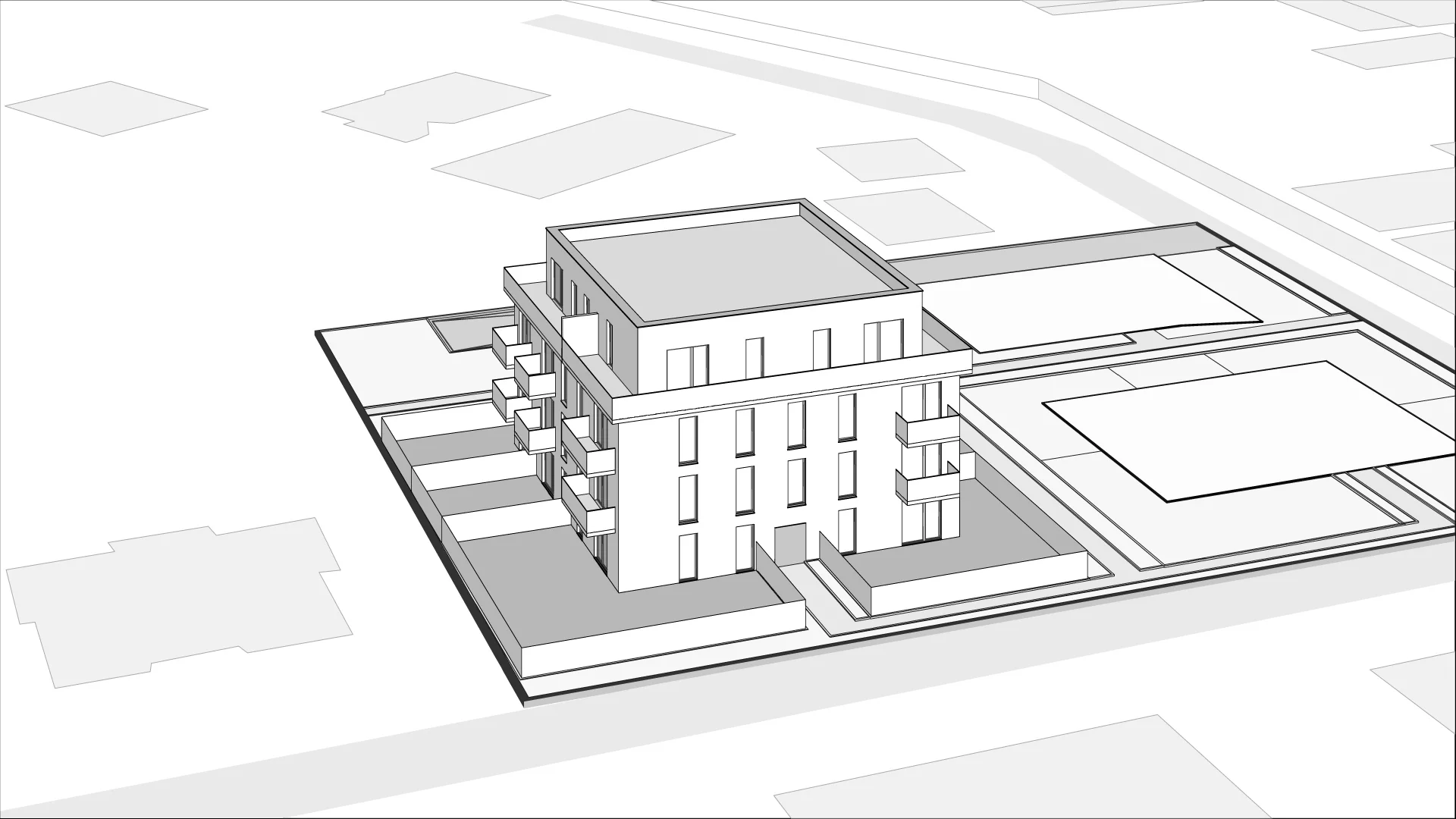 Wirtualna makieta 3D mieszkania 39.42 m², C8