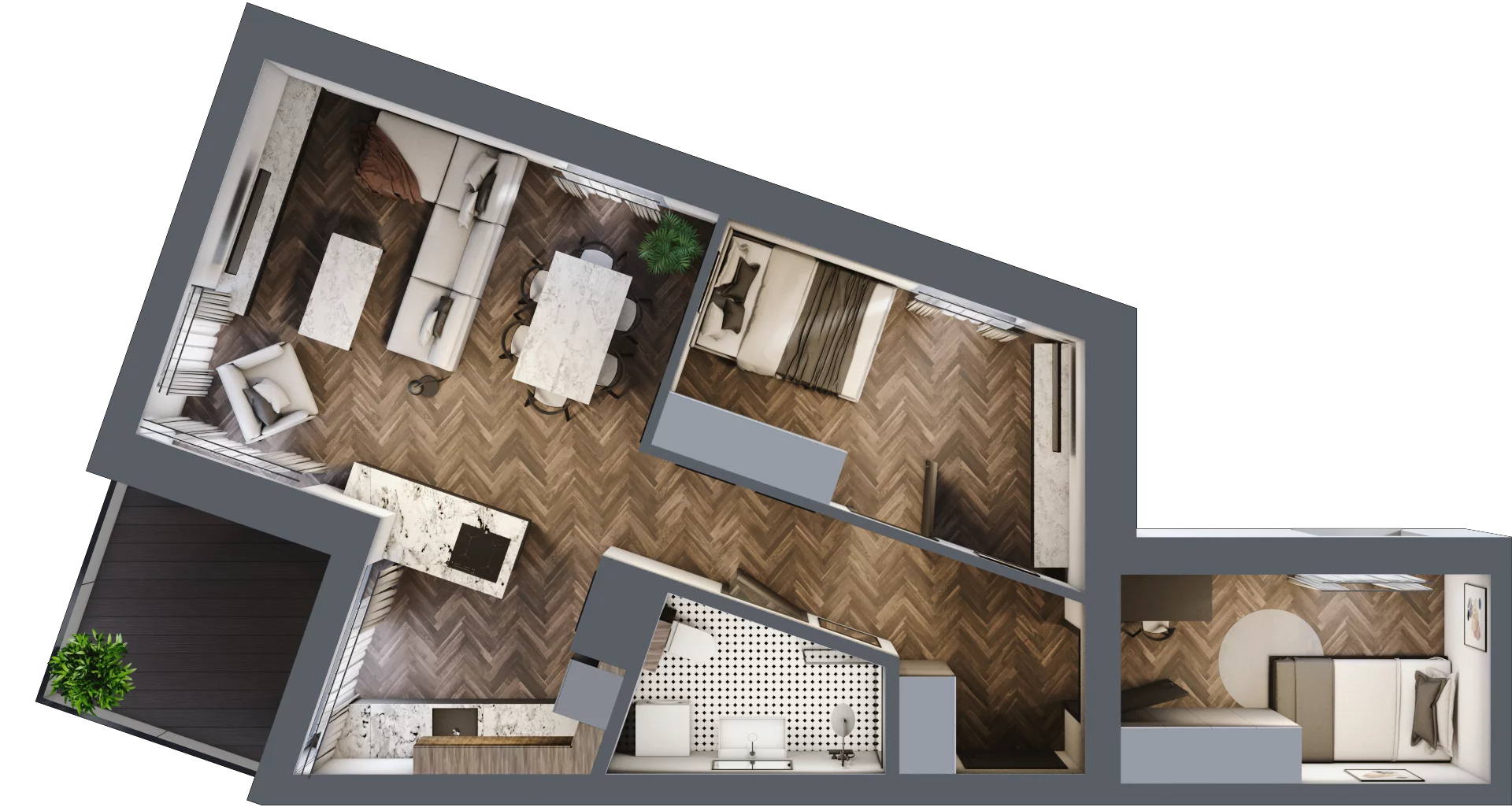 3 pokoje, apartament 60,17 m², piętro 4, oferta nr 30, Północna 31, Lublin, Śródmieście, Czechów Południowy, ul. Północna 31