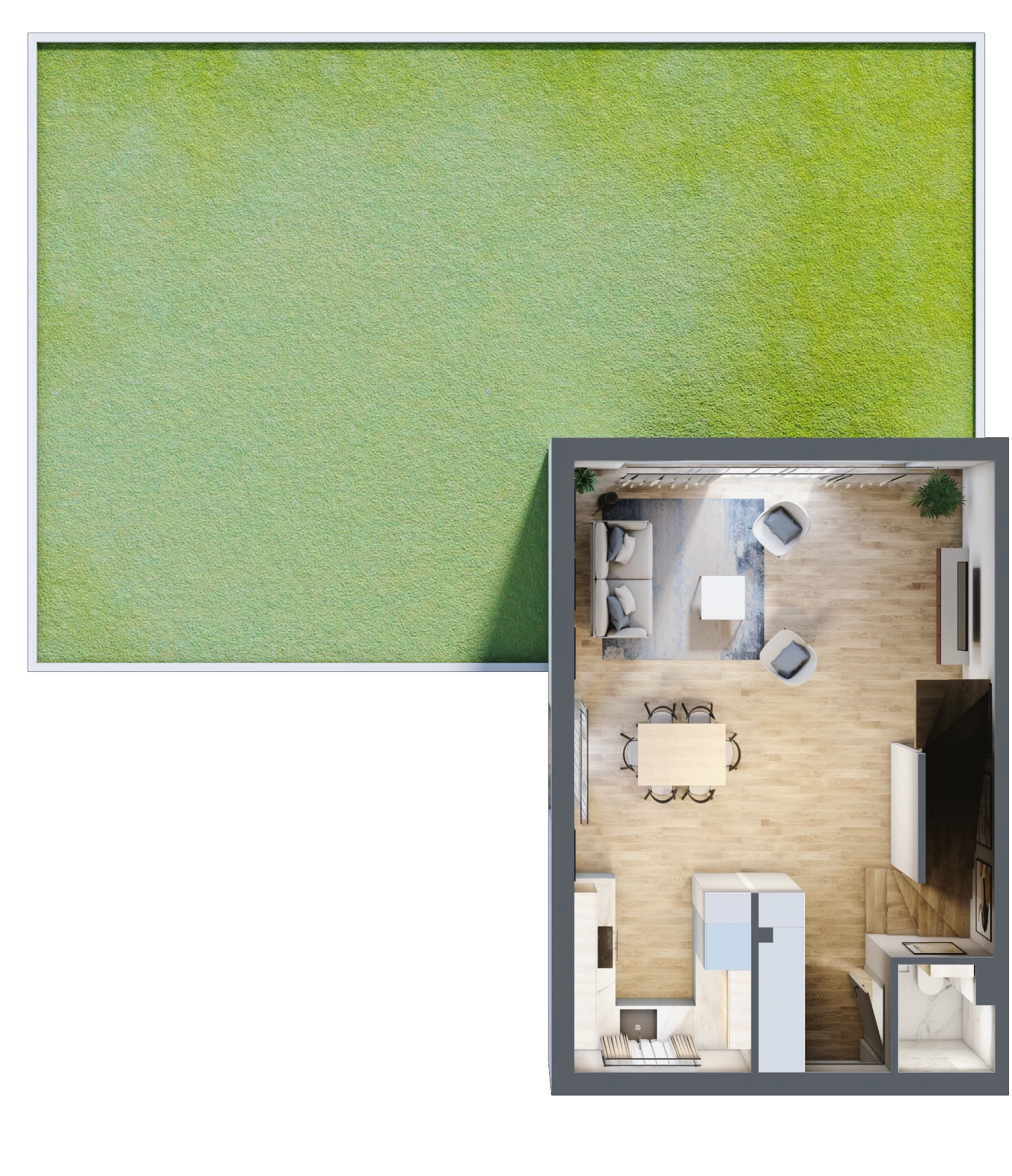 4 pokoje, mieszkanie 80,01 m², parter, oferta nr 1a, Mierzyn, ul. Długa, Mierzyn, ul. Długa