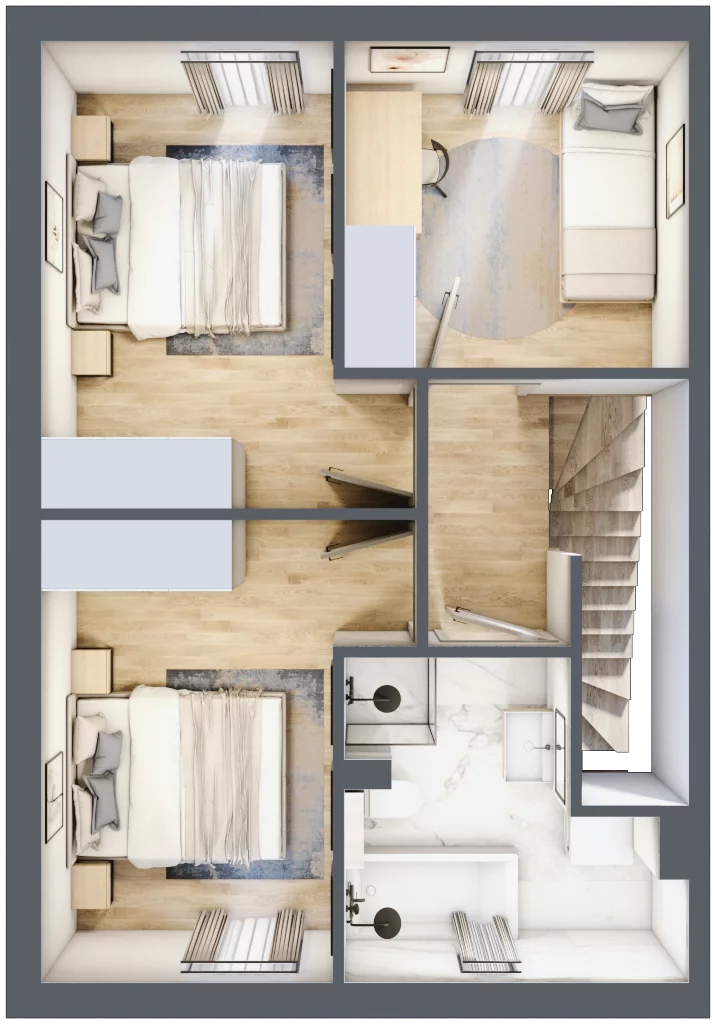 4 pokoje, mieszkanie 80,01 m², parter, oferta nr 1a, Mierzyn, ul. Długa, Mierzyn, ul. Długa