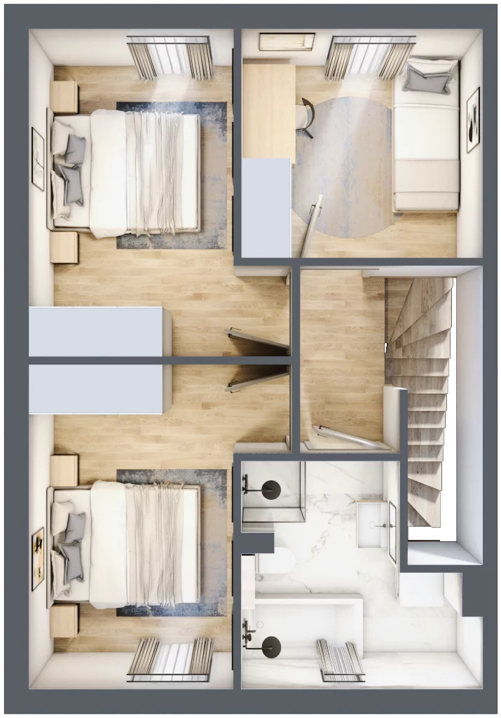 4 pokoje, mieszkanie 77,75 m², parter, oferta nr 3a, Mierzyn, ul. Długa, Mierzyn, ul. Długa
