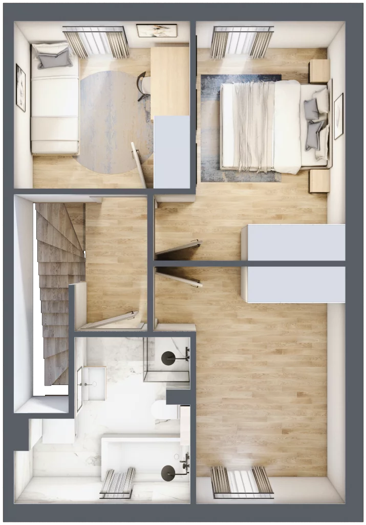 4 pokoje, mieszkanie 77,75 m², parter, oferta nr 3b, Mierzyn, ul. Długa, Mierzyn, ul. Długa