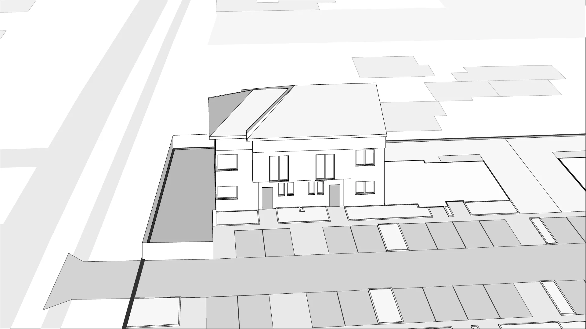 Wirtualna makieta 3D domu 123.02 m², 1C