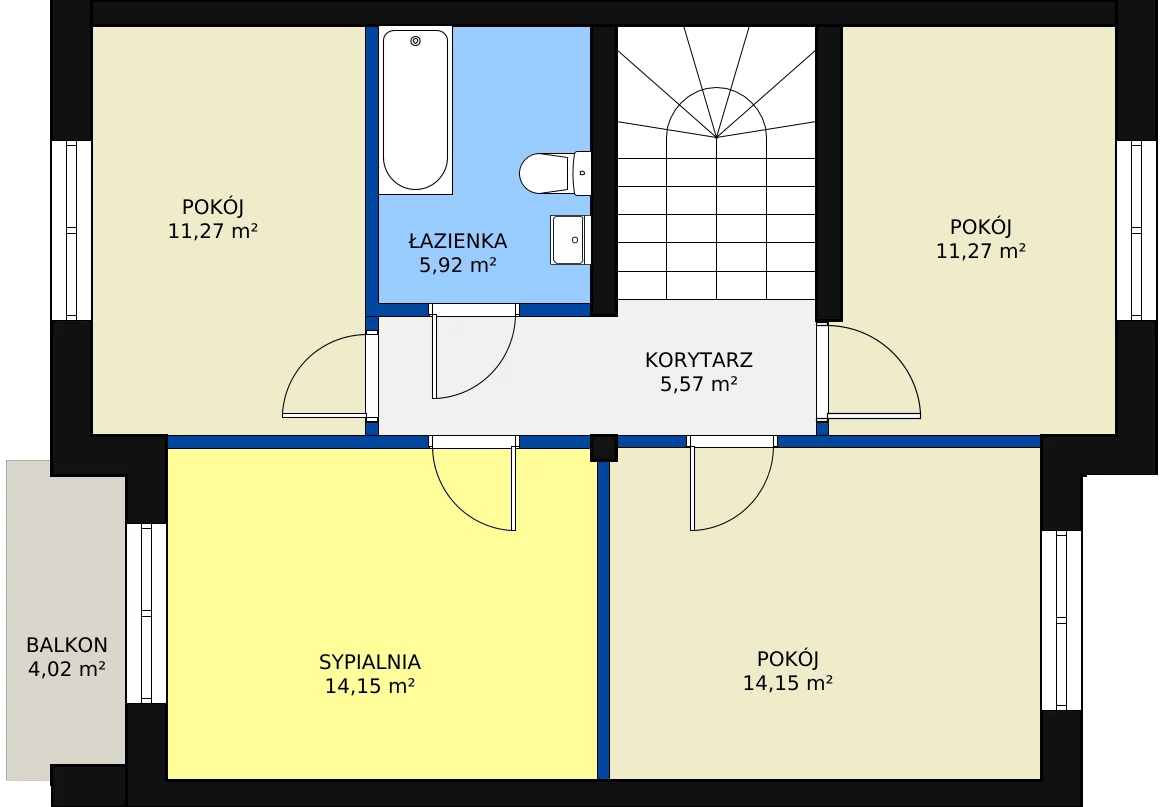 Dom 123,02 m², oferta nr 10C, Osiedle Białołęcka 327, Warszawa, Białołęka, Brzeziny, ul. Białołęcka 327