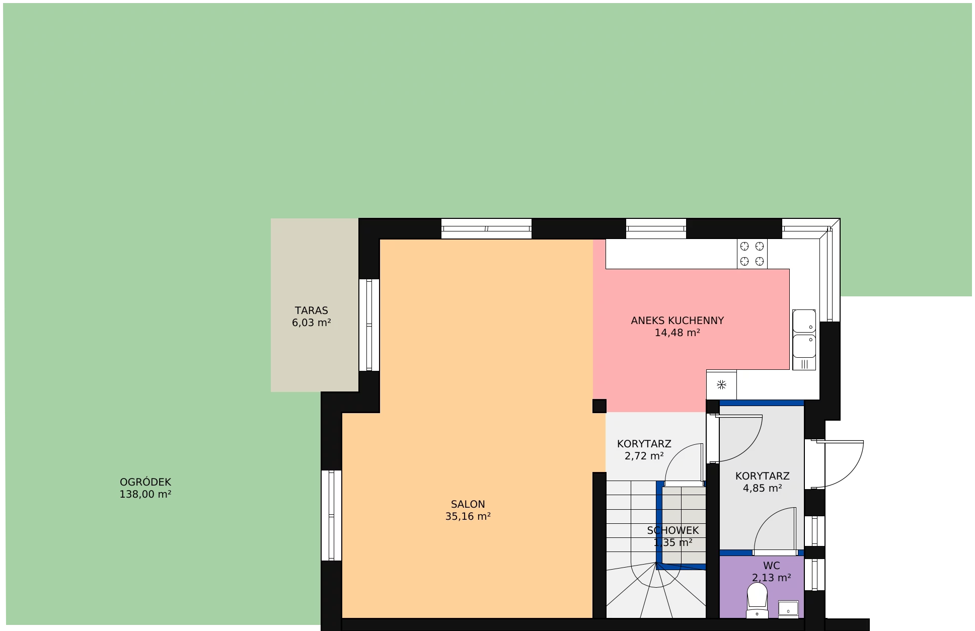 Dom 123,02 m², oferta nr 10D, Osiedle Białołęcka 327, Warszawa, Białołęka, Brzeziny, ul. Białołęcka 327