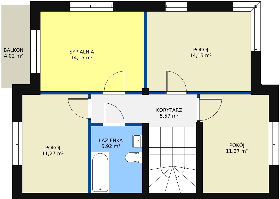 Dom 123,02 m², oferta nr 10D, Osiedle Białołęcka 327, Warszawa, Białołęka, Brzeziny, ul. Białołęcka 327