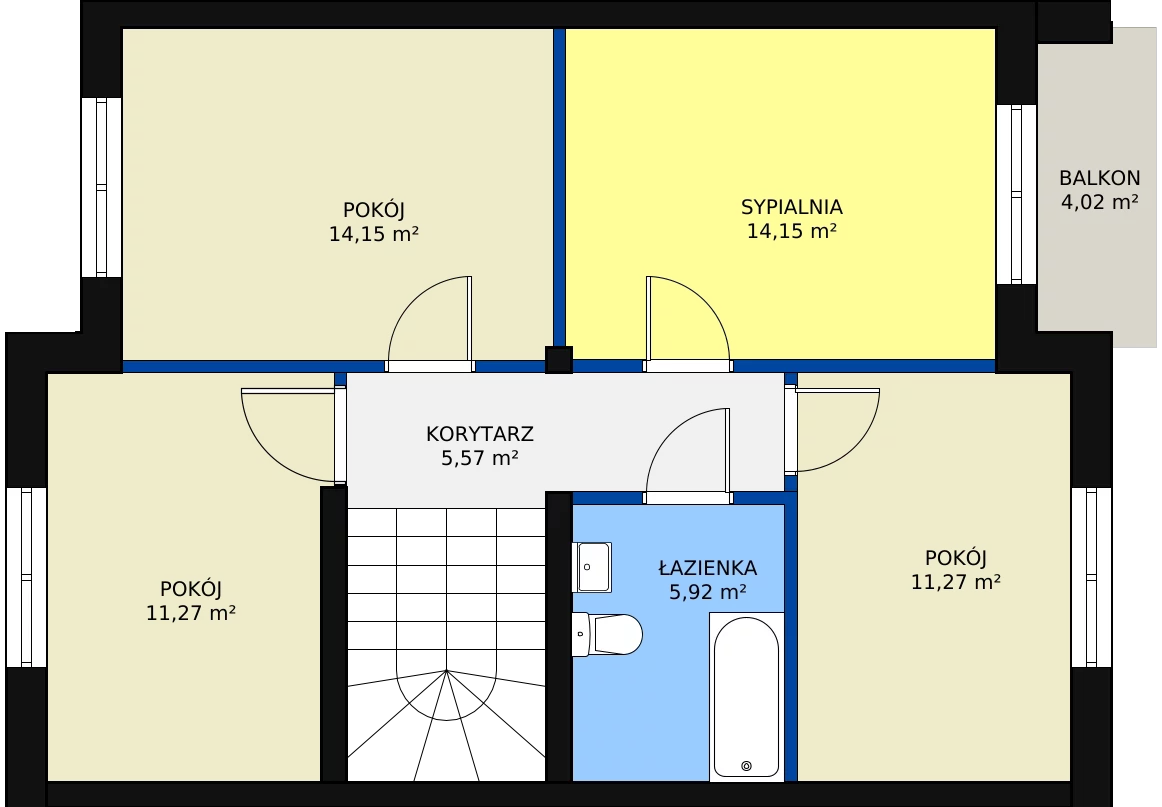 Dom 123,02 m², oferta nr 2C, Osiedle Białołęcka 327, Warszawa, Białołęka, Brzeziny, ul. Białołęcka 327