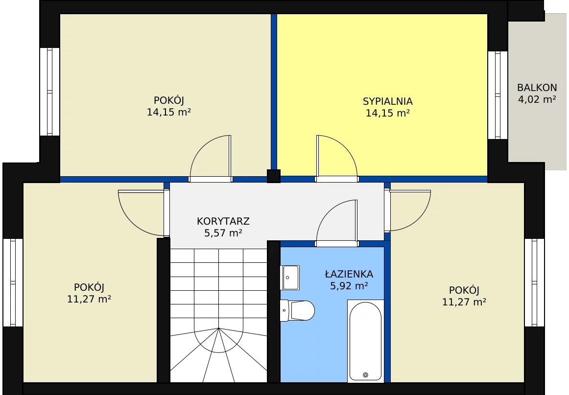 Dom 123,02 m², oferta nr 4C, Osiedle Białołęcka 327, Warszawa, Białołęka, Brzeziny, ul. Białołęcka 327
