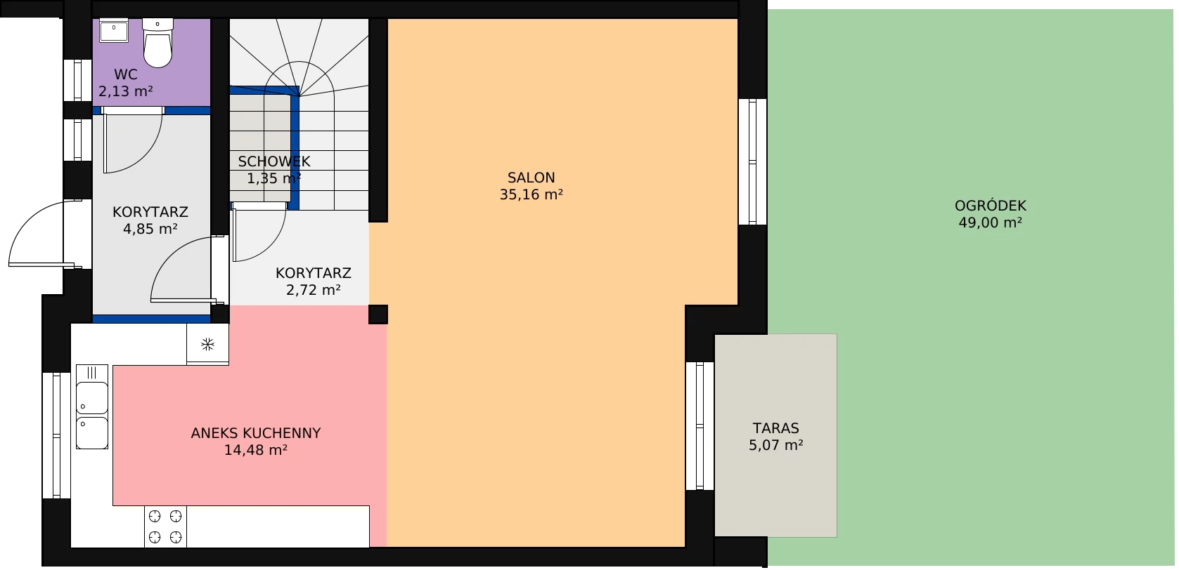 Zalety domu 123.02 m², 5C