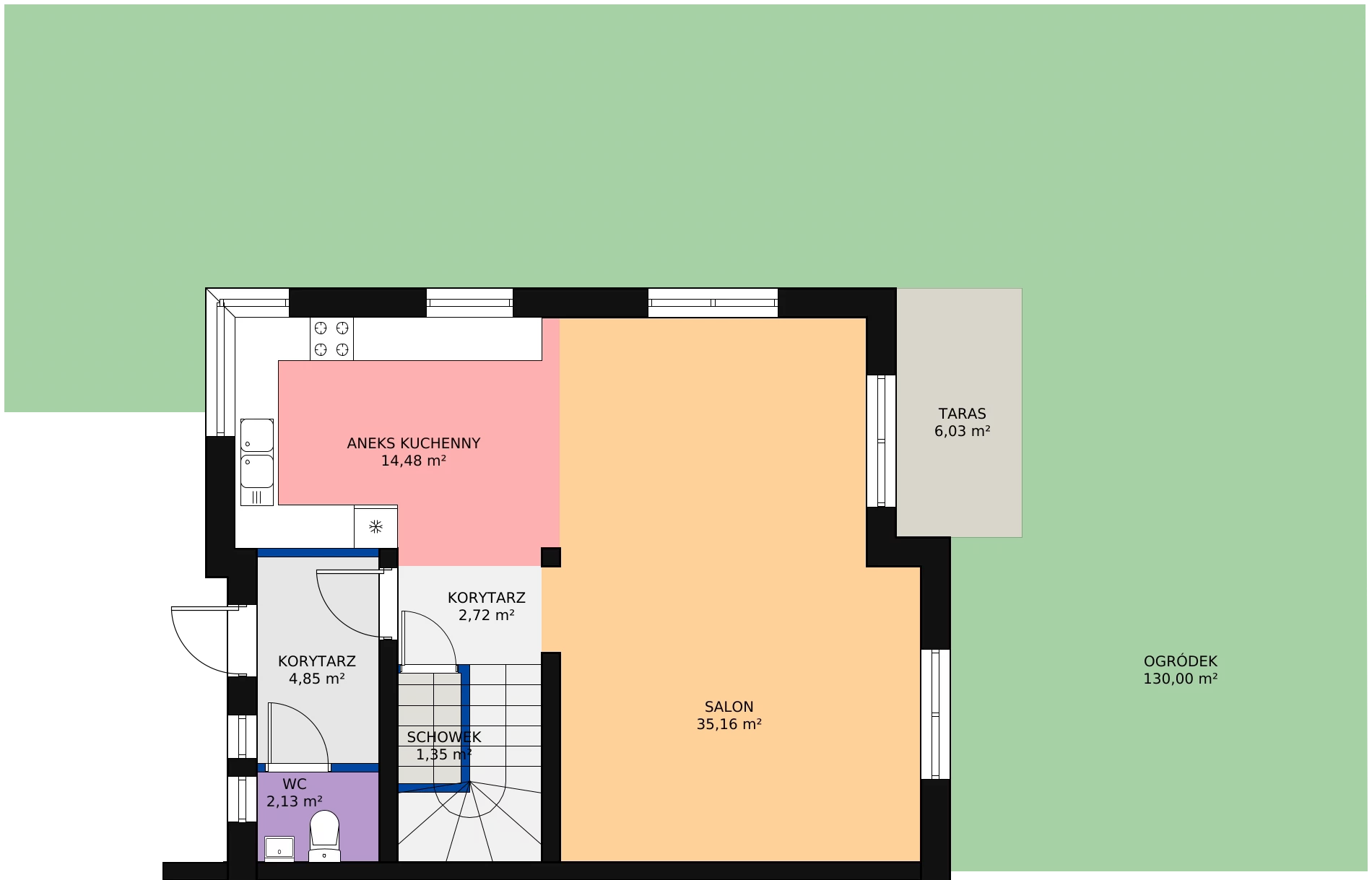 Dom 123,02 m², oferta nr 5D, Osiedle Białołęcka 327, Warszawa, Białołęka, Brzeziny, ul. Białołęcka 327