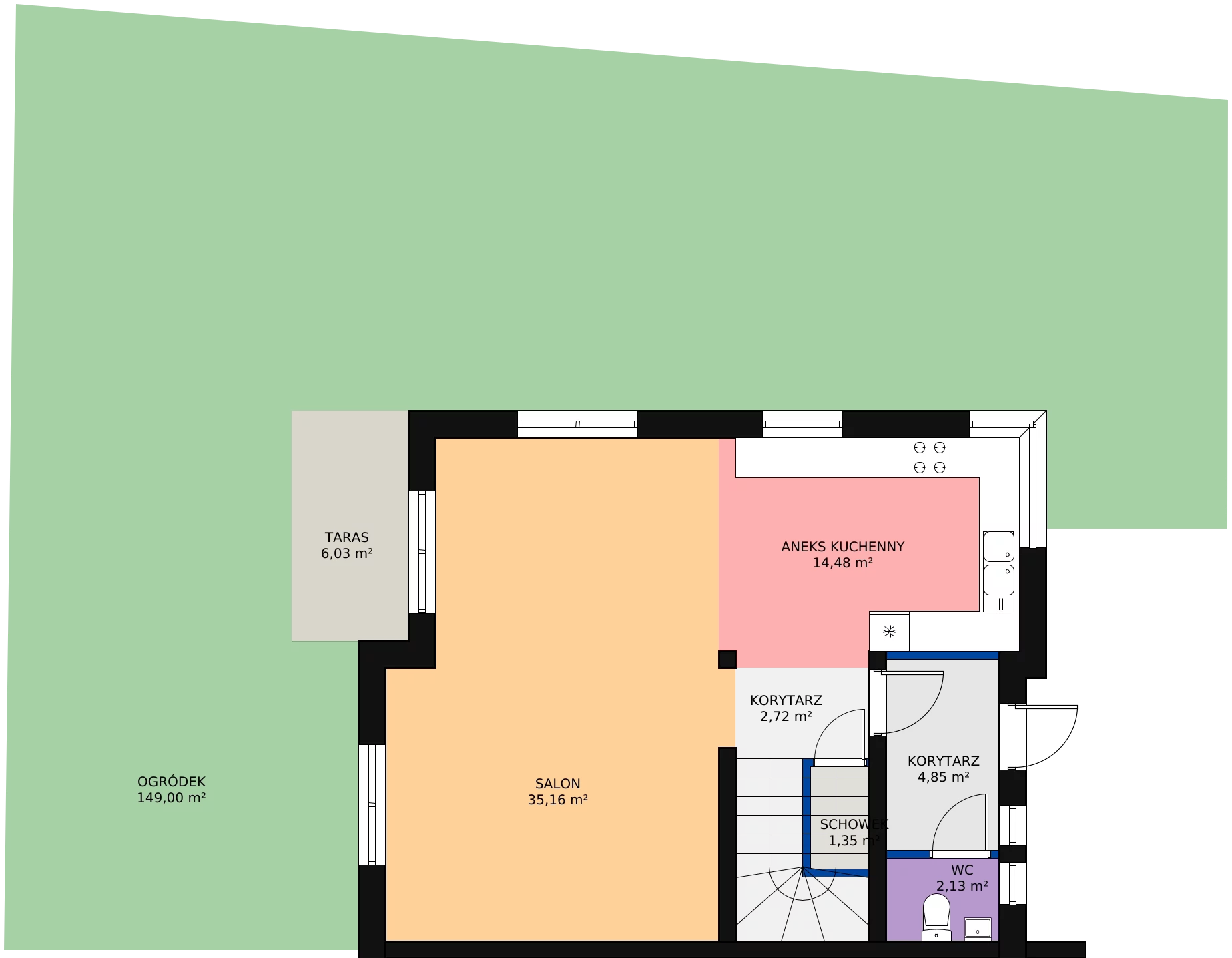 Dom 123,02 m², oferta nr 6D, Osiedle Białołęcka 327, Warszawa, Białołęka, Brzeziny, ul. Białołęcka 327