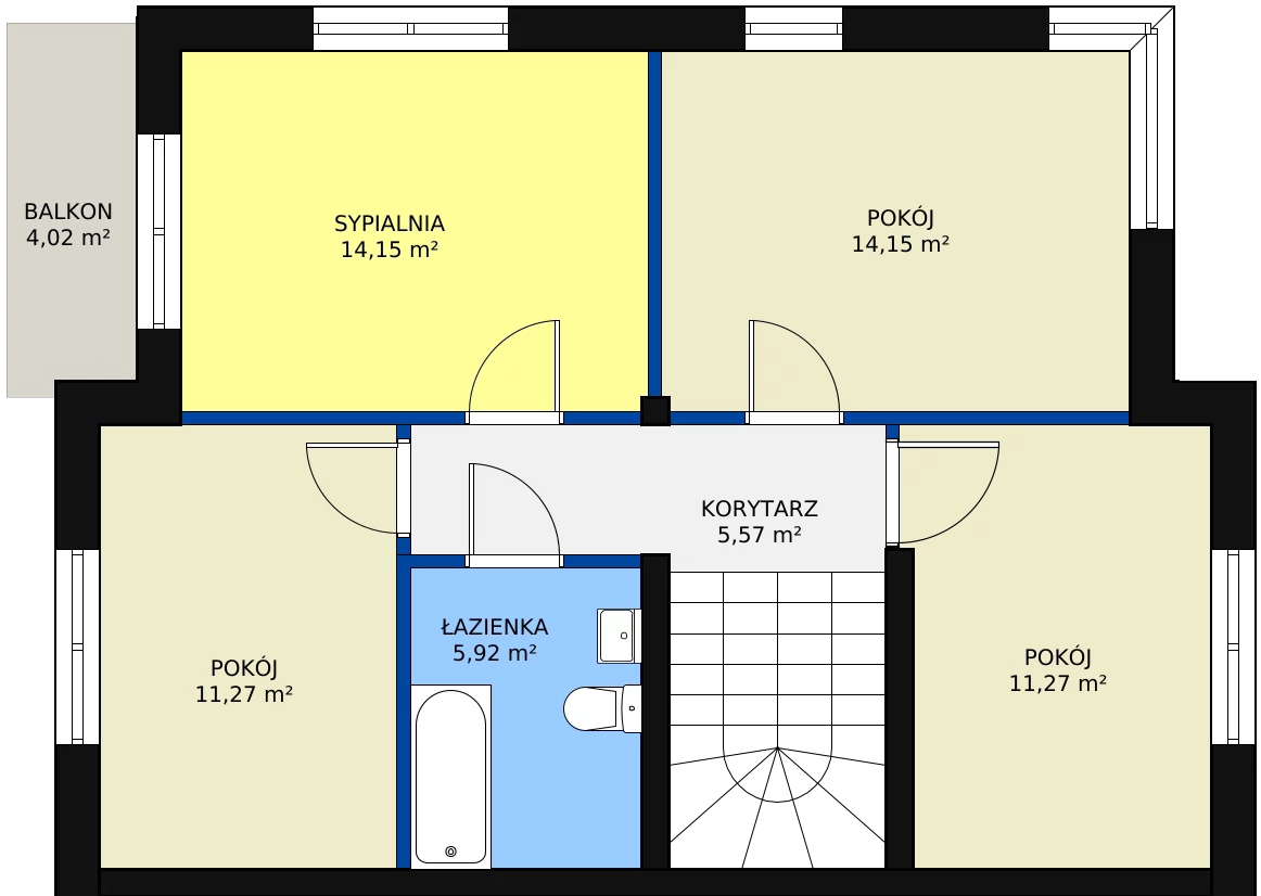 Dom 123,02 m², oferta nr 6D, Osiedle Białołęcka 327, Warszawa, Białołęka, Brzeziny, ul. Białołęcka 327