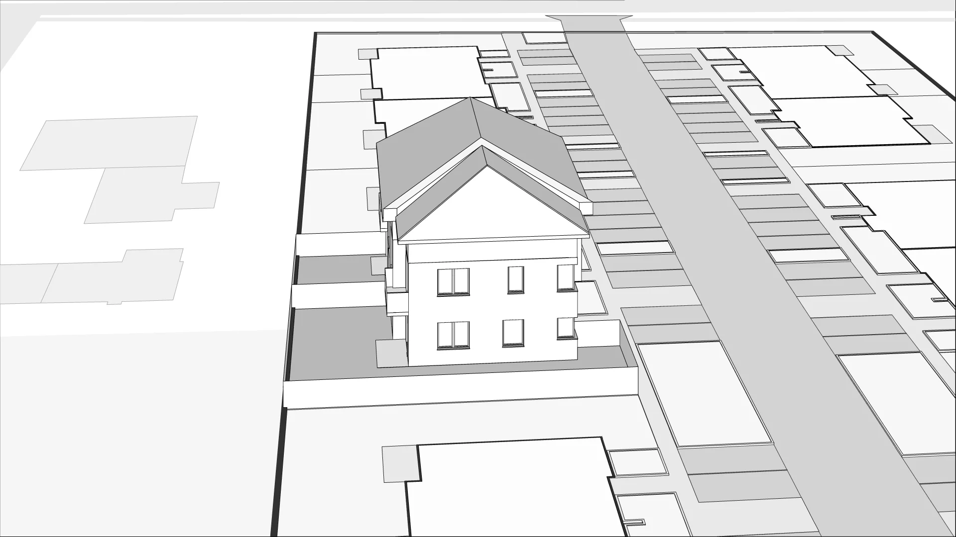 Wirtualna makieta 3D domu 123.02 m², 7D