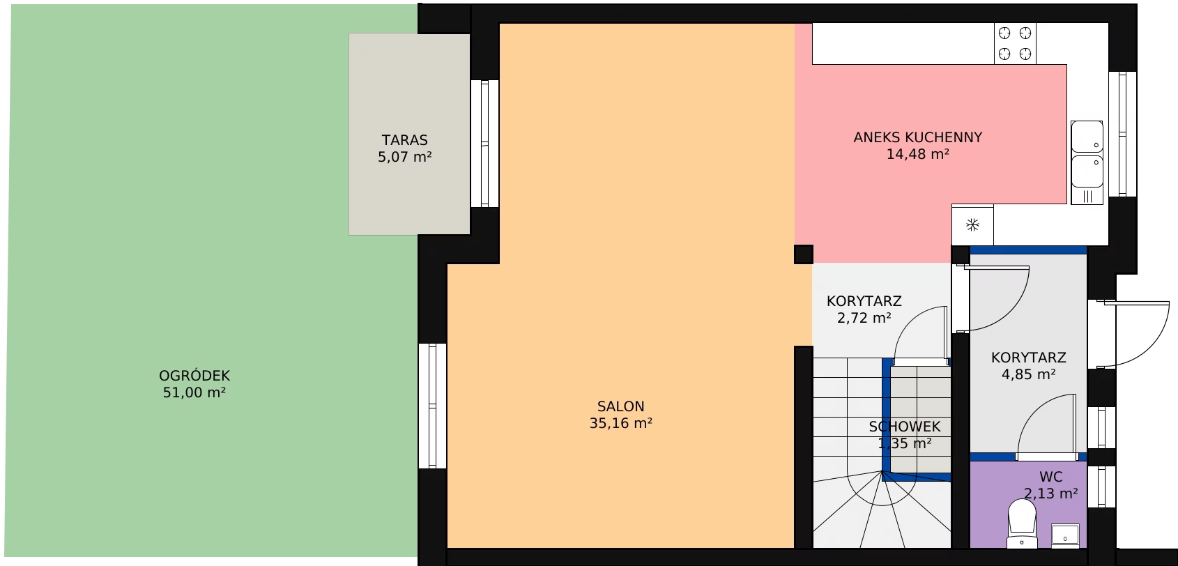 Zalety domu 123.02 m², 7C
