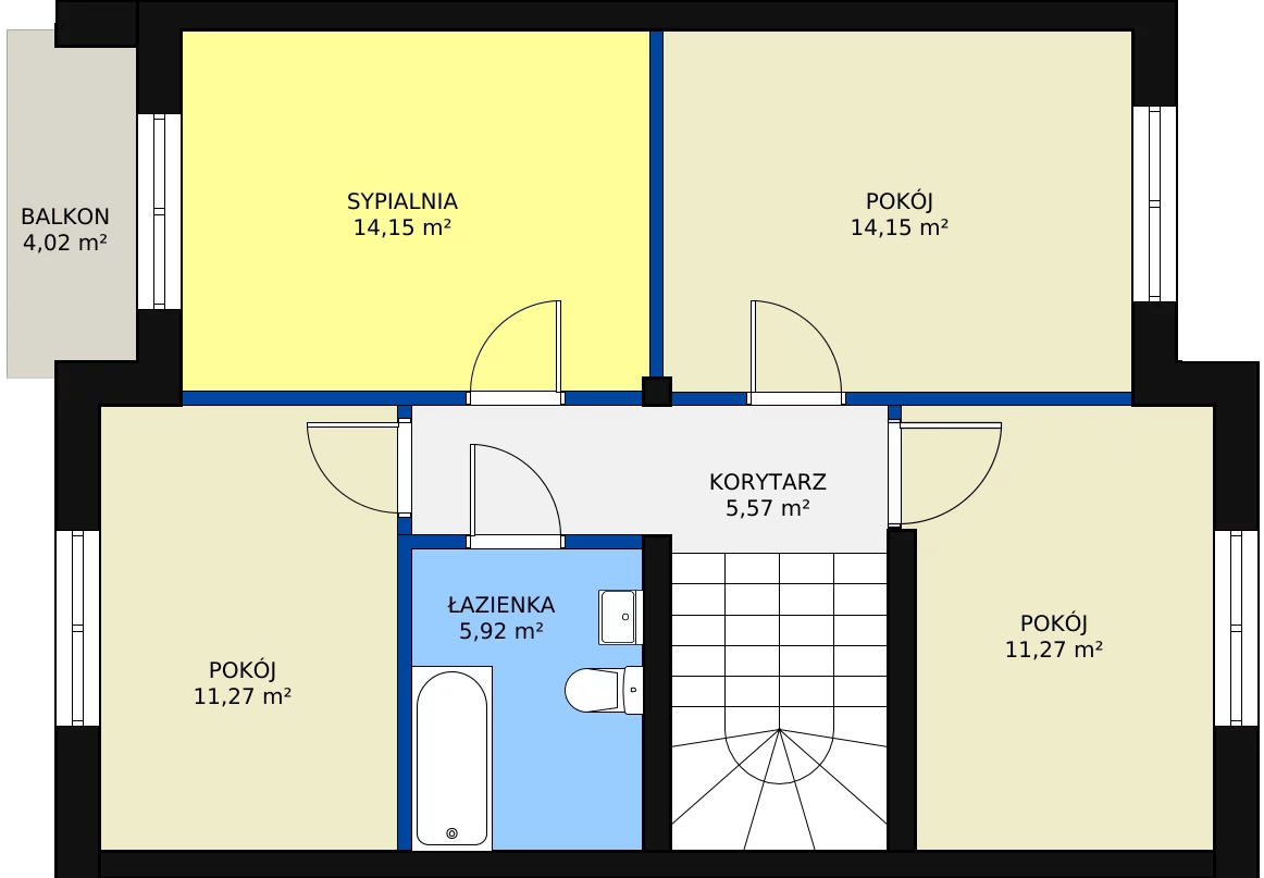 Dom 123,02 m², oferta nr 9C, Osiedle Białołęcka 327, Warszawa, Białołęka, Brzeziny, ul. Białołęcka 327