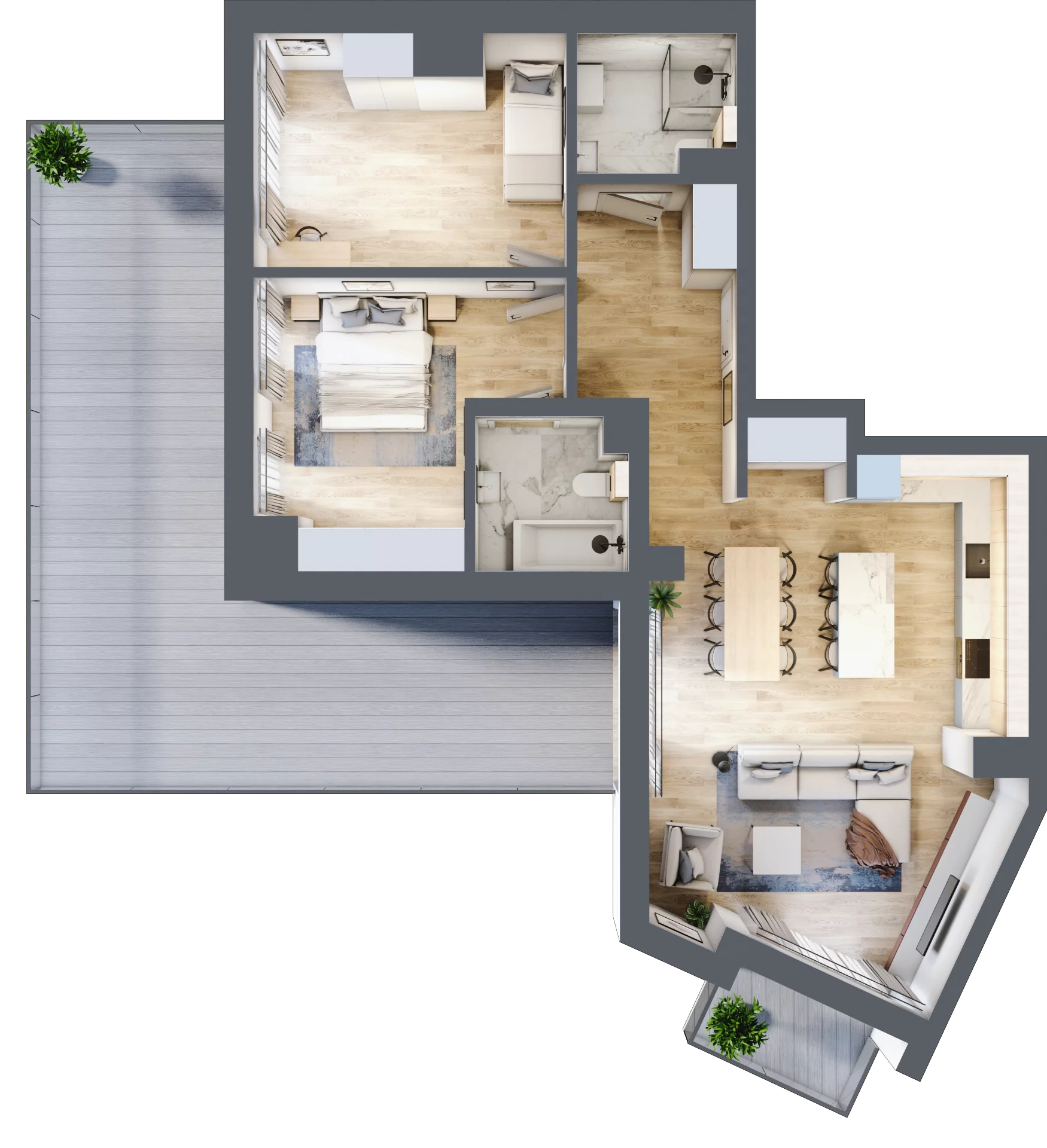 3 pokoje, mieszkanie 78,14 m², piętro 5, oferta nr A.51, Dolna Górna Wilda, Poznań, Wilda, Wilda, ul. Górna Wilda