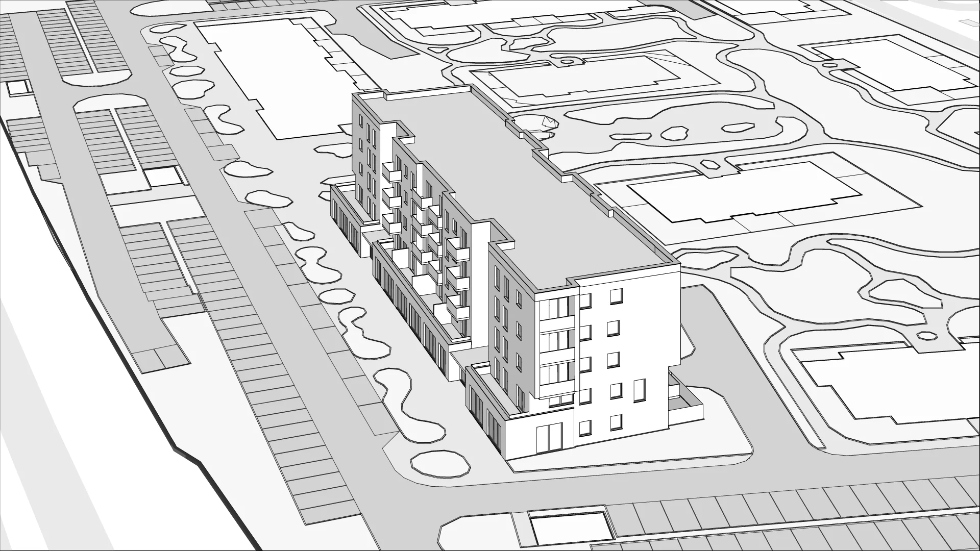 Wirtualna makieta 3D apartamentu 66.44 m², 4.A.5