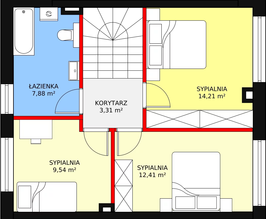 Mieszkanie 118,27 m², parter, oferta nr 3, Wiśniowe Wzgórza, Wiśniówka, Dąbrowa-Osiedle 47