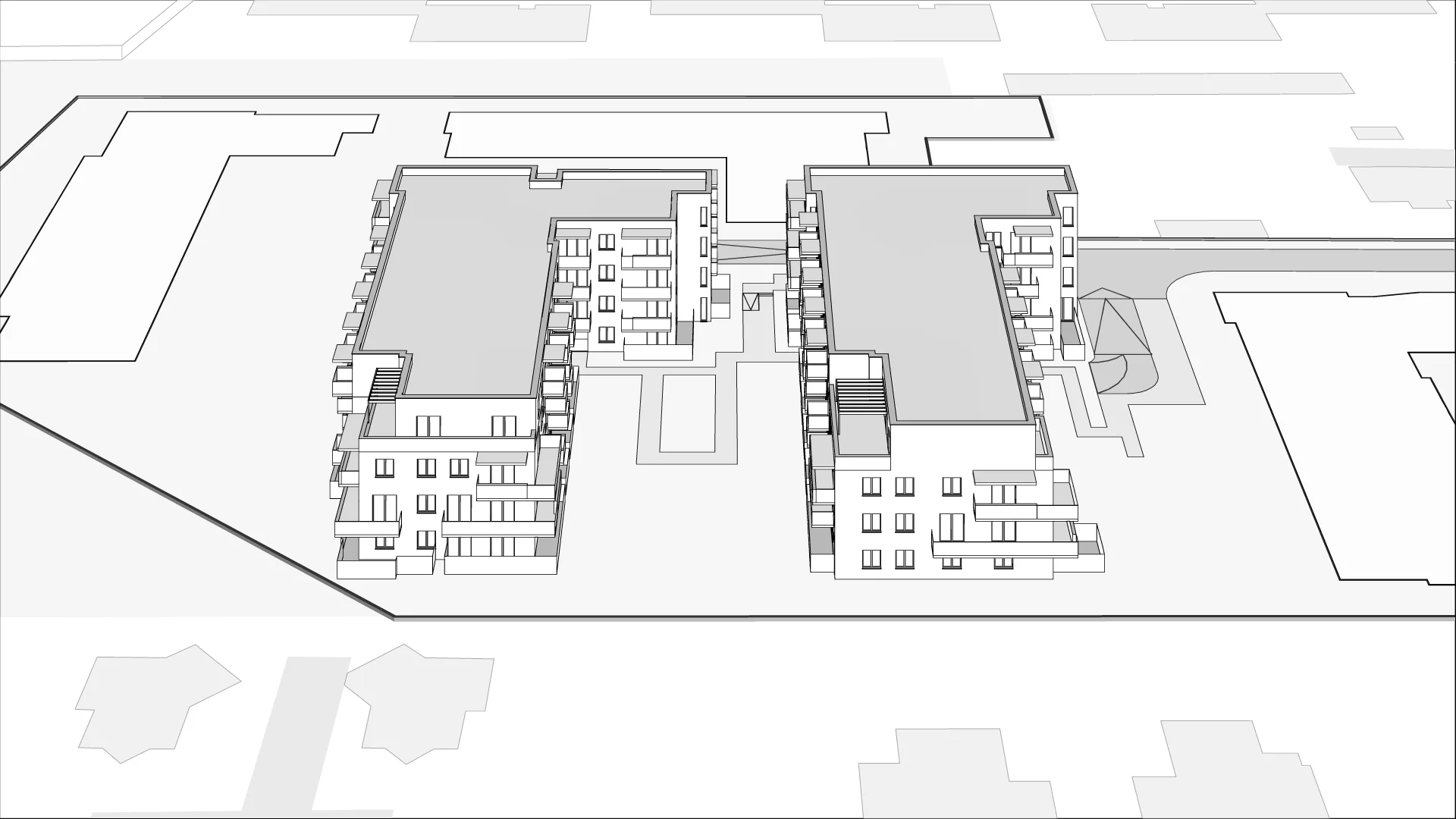 Wirtualna makieta 3D inwestycji Ostródzka 123