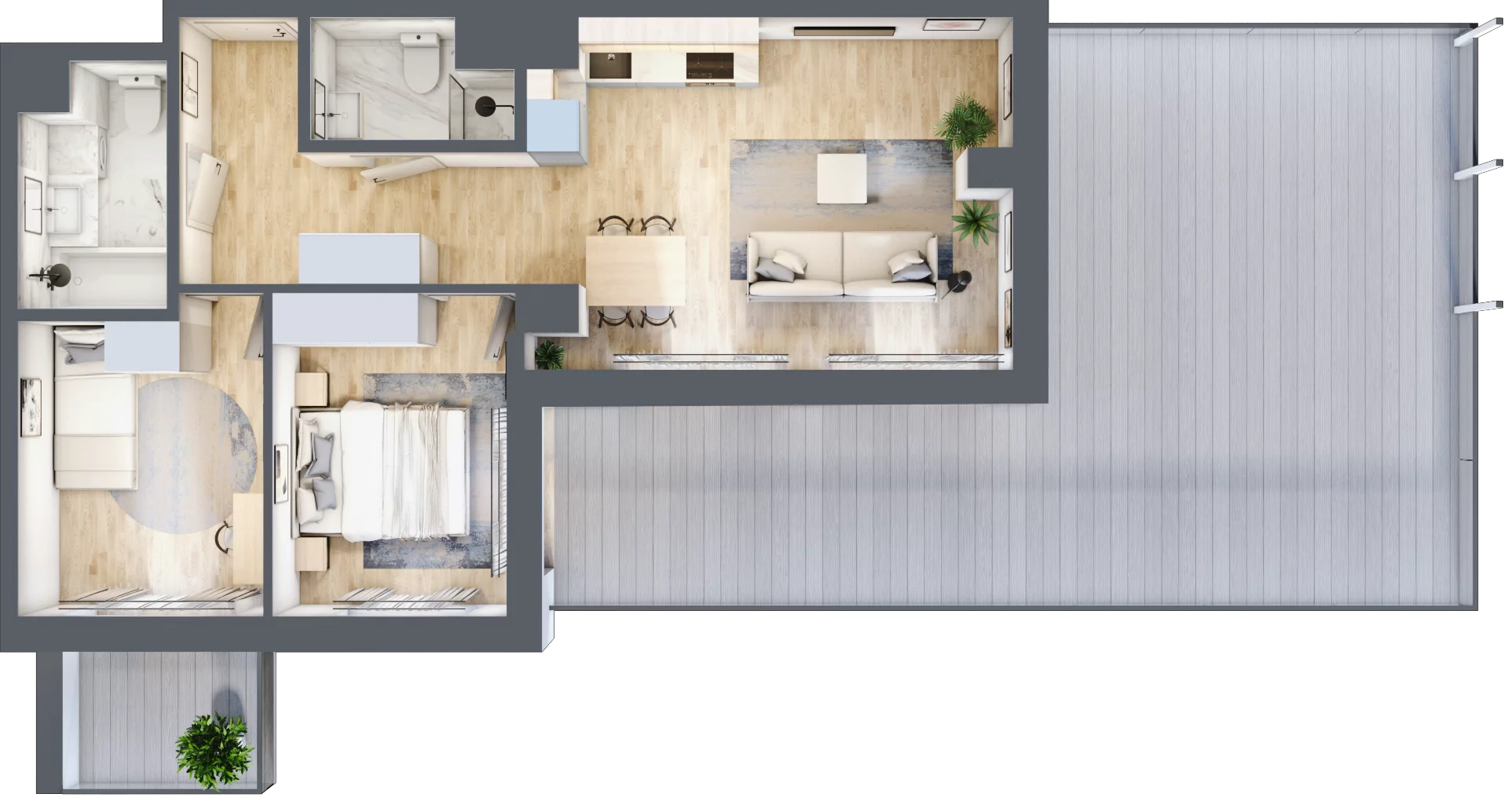 3 pokoje, mieszkanie 57,92 m², piętro 3, oferta nr 123/32, Ostródzka 123 - Etap II, Warszawa, Białołęka, Brzeziny, ul. Ostródzka 123
