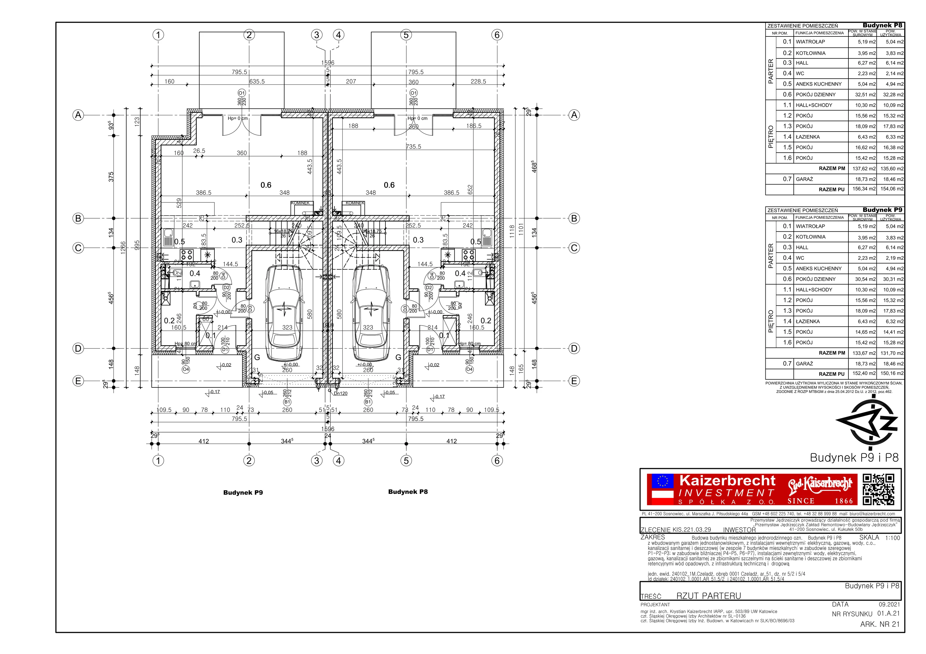 Dom 154,63 m², oferta nr 9, Zaciszne Osiedle, Czeladź, ul. Pusta