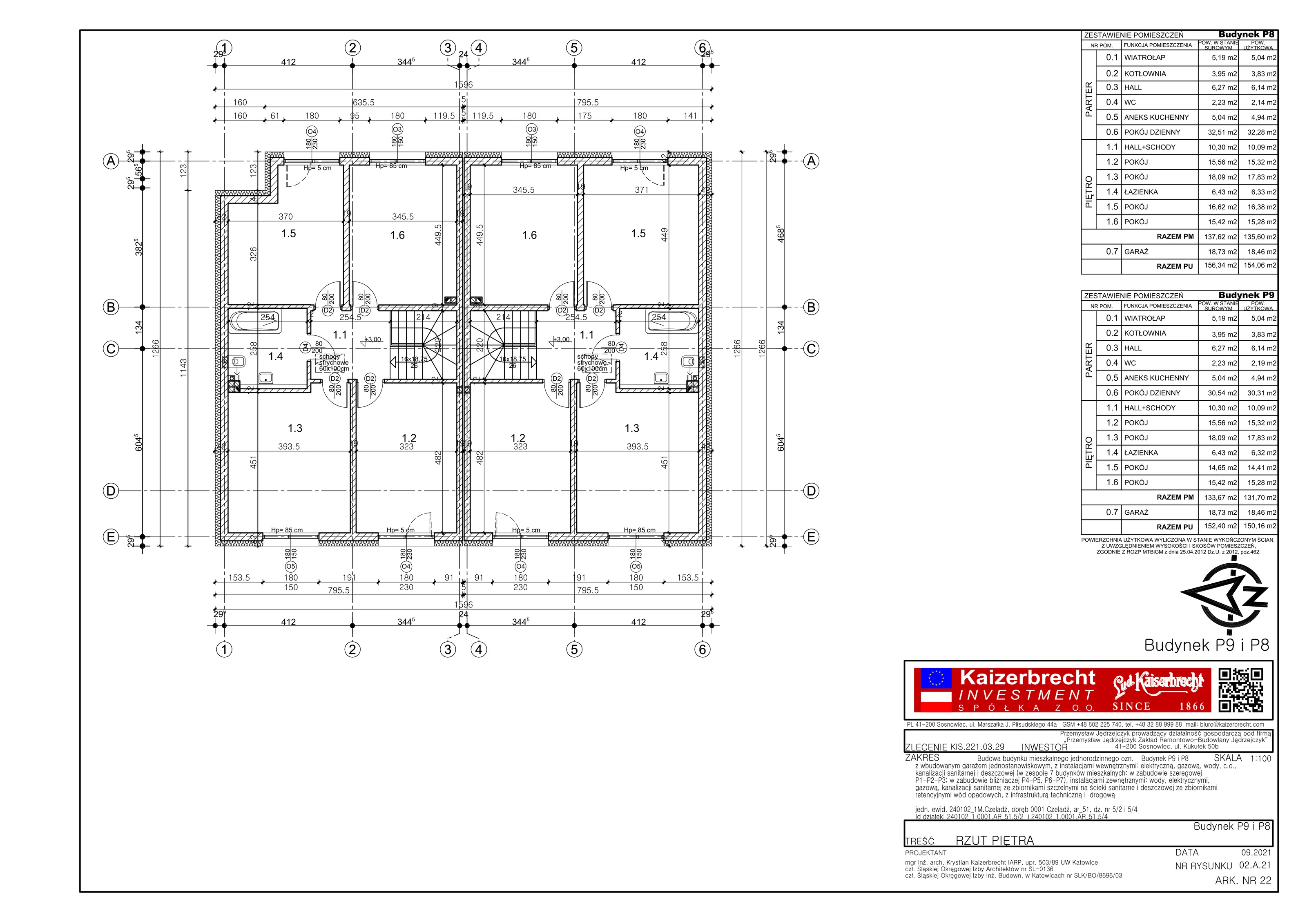 Dom 154,63 m², oferta nr 9, Zaciszne Osiedle, Czeladź, ul. Pusta