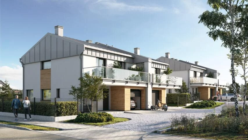 Dom bliźniak 131,85 m², Łomża, Migdałowa, Sprzedaż