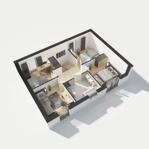 Dom 108,56 m², oferta nr , 1673, Ostrołęka, Wierzbowa