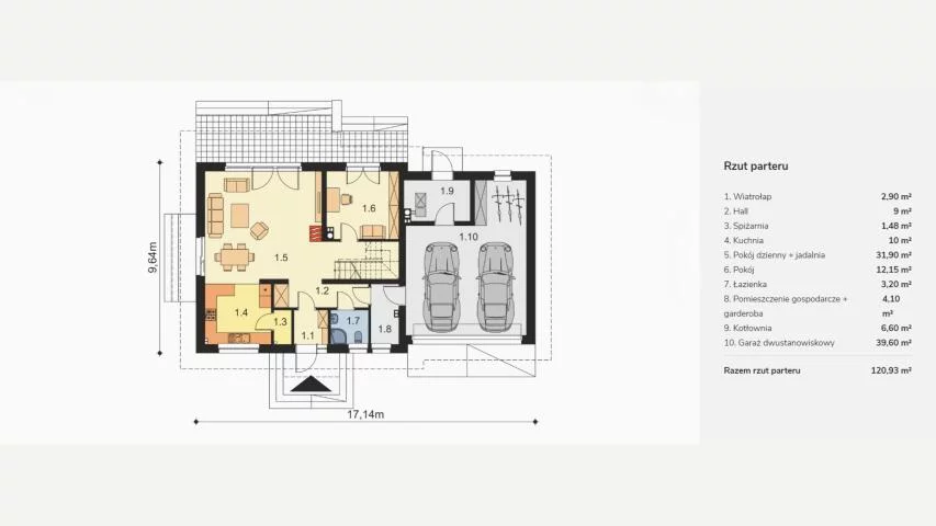 Dom 318,84 m², oferta nr , 2051, Elżbiecin
