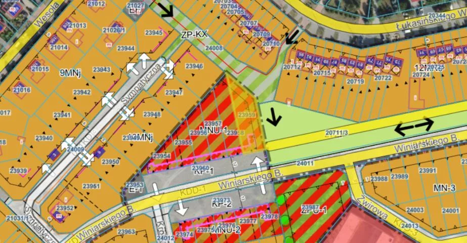 Działka 755,00 m², oferta nr , 2307, Łomża, Bohdana Winiarskiego
