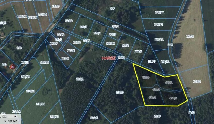 Działka 3 010,00 m², oferta nr , 2146, Harsz