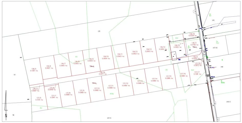 Działka 955,00 m², oferta nr , 2068, Kolno