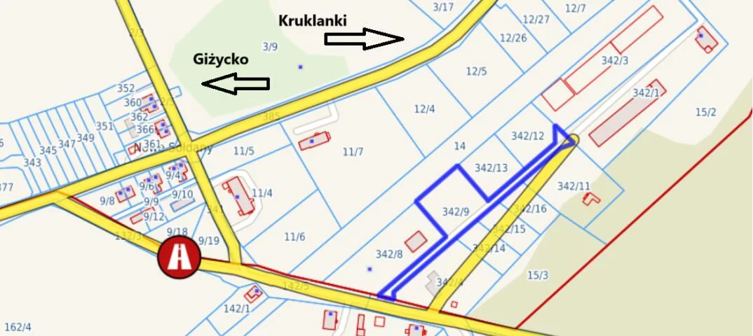Działka 1 700,00 m², oferta nr , 2241, Nowe Sołdany