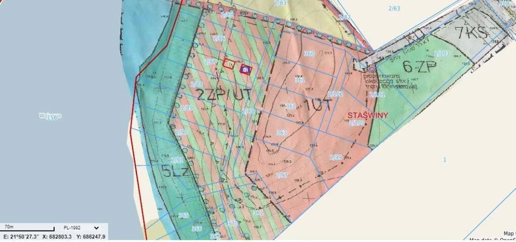 Działka 1 616,00 m², oferta nr , 1703, Ruda