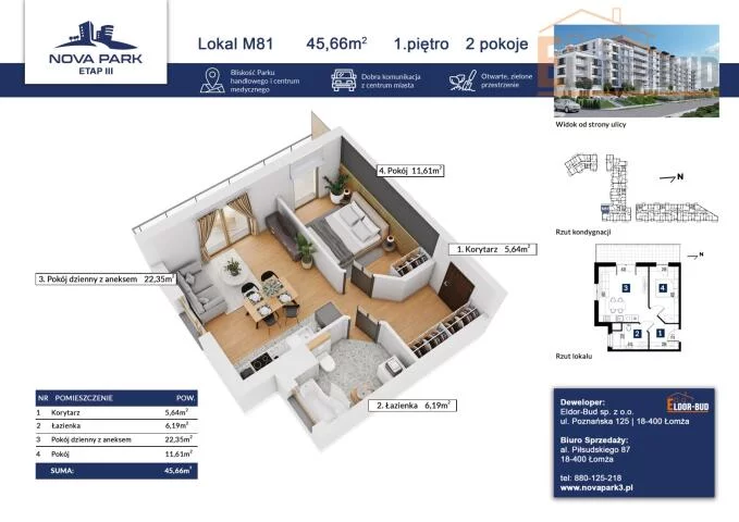Apartamenty 2407 Łomża Akademicka